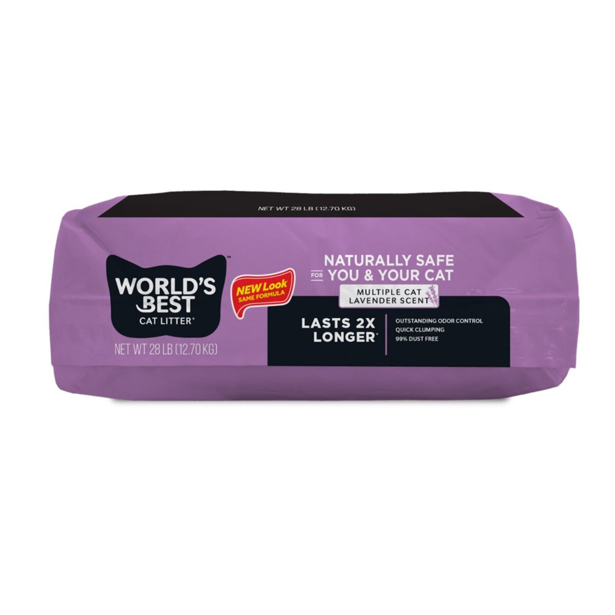 World's Best Multiple Cat Lavender Cat Litter - 28lb (12.7kg)_6